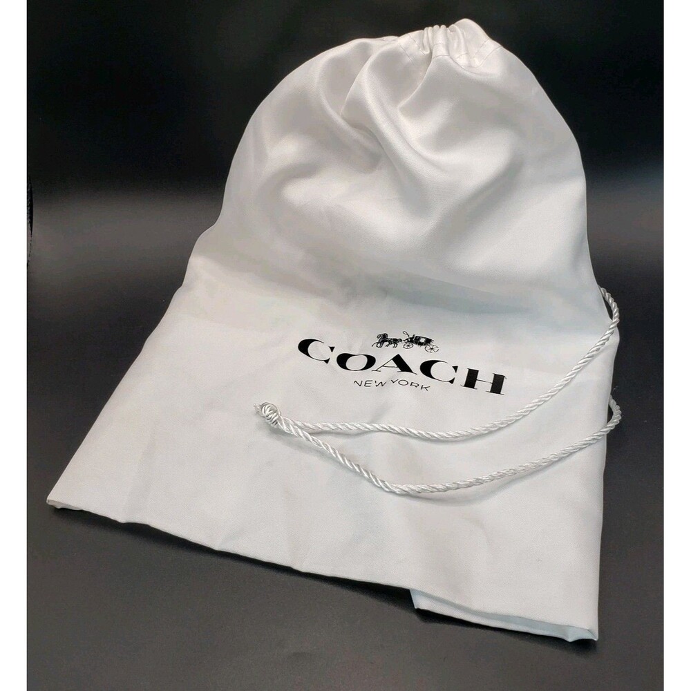 NEW COACH DUST BAG COVER STORAGE PROTECTIVE DRAWSTRING Tote TRAVEL 16.5” X 13”!!